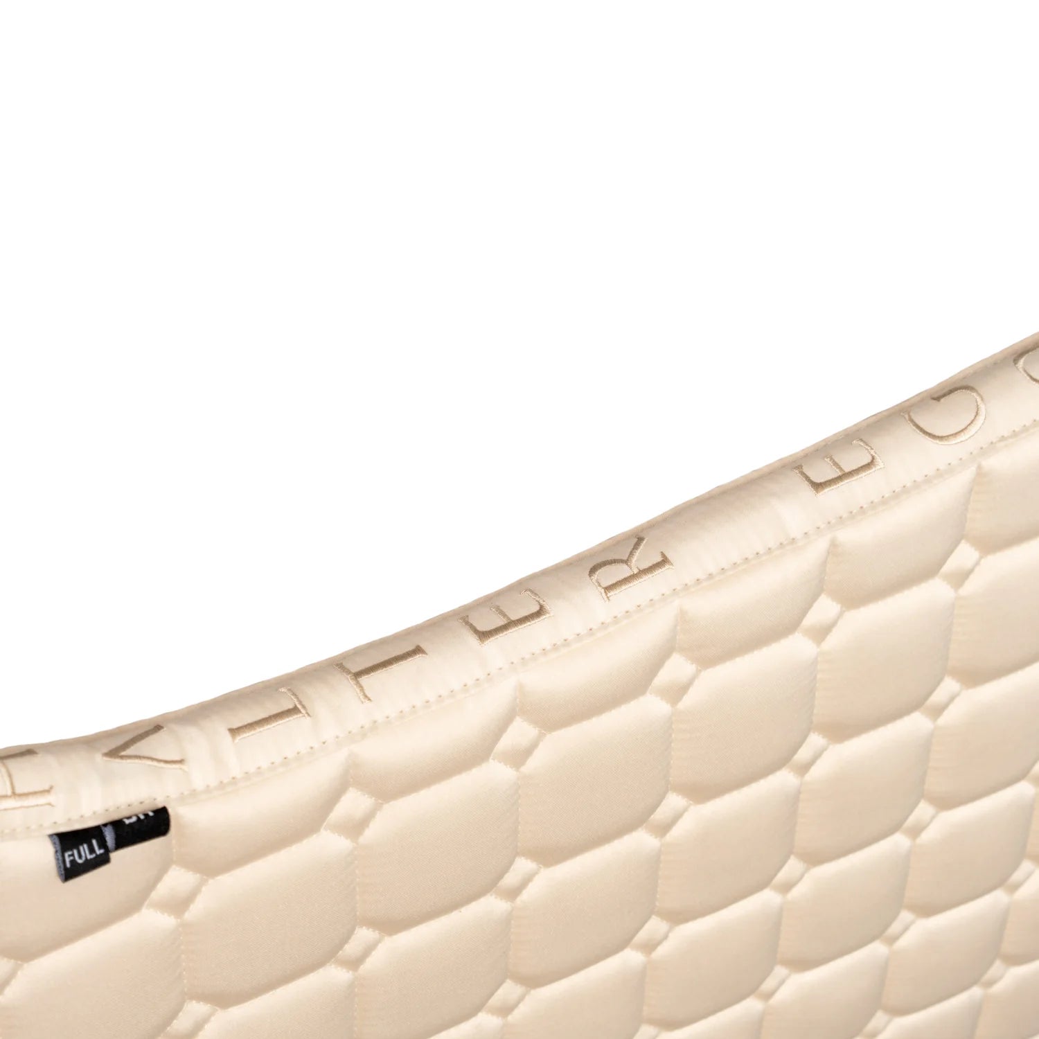 Halter Ego Carbon Tech Satin Classic Dressage Saddle Pad (Full) - Ivory Luxe