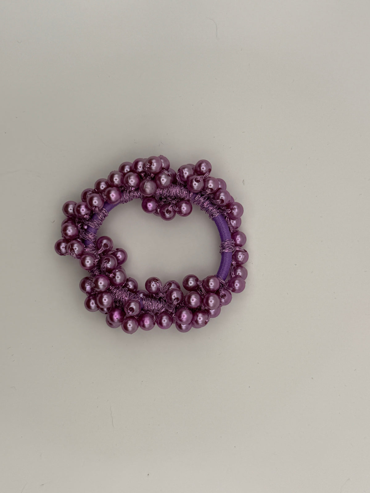 Beaded Pearl Hair Tie Scrunchies