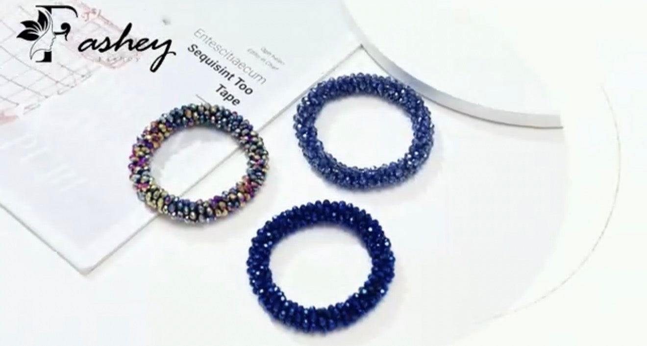 Crystal Rhinestone Hair Scrunchy