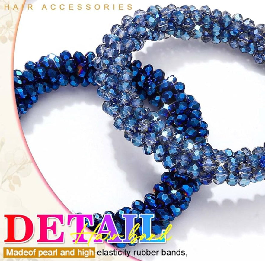 Crystal Rhinestone Hair Scrunchy