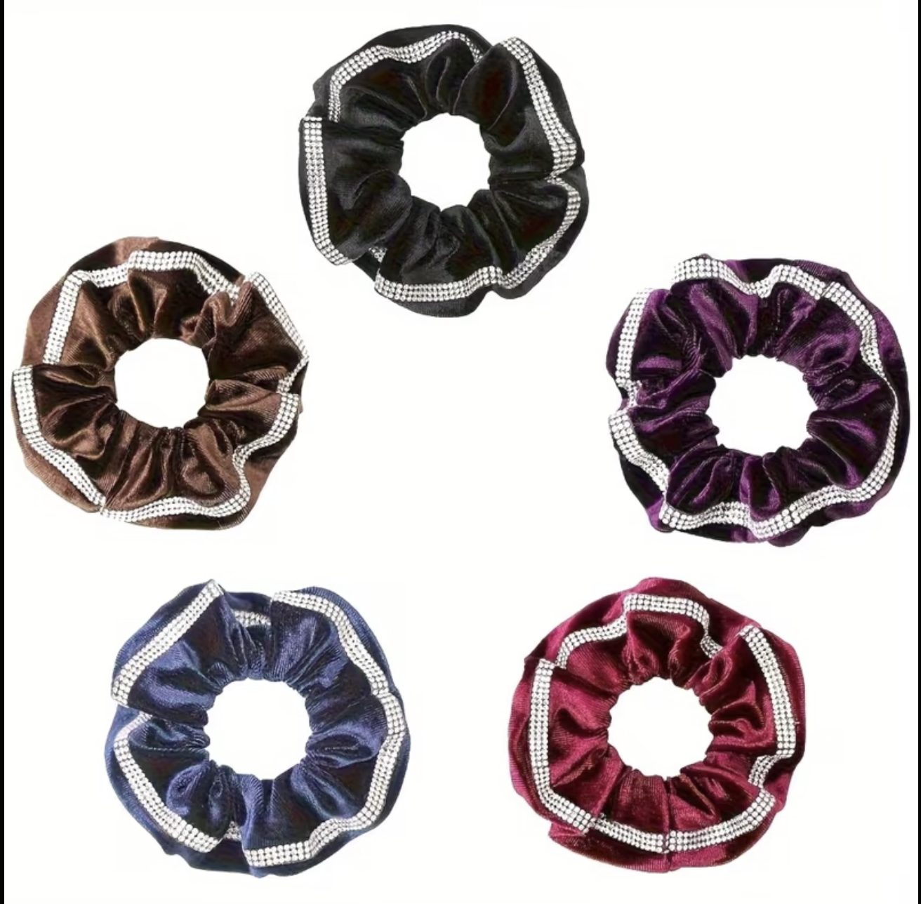 Rhinestone Scrunchy