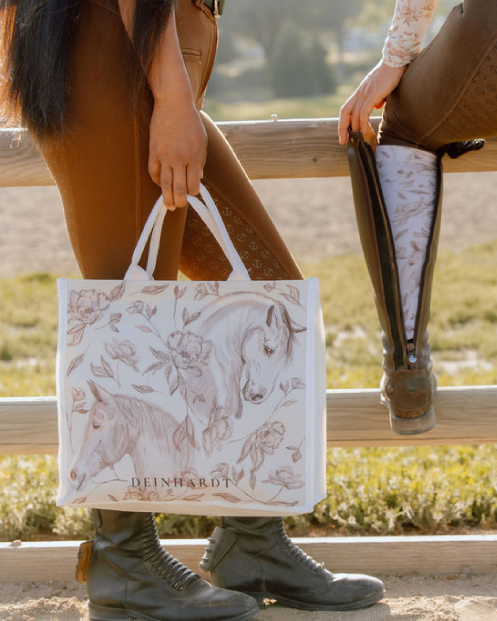 DEINHARDT DESIGN FIELD DAY TOTE - SEPIA