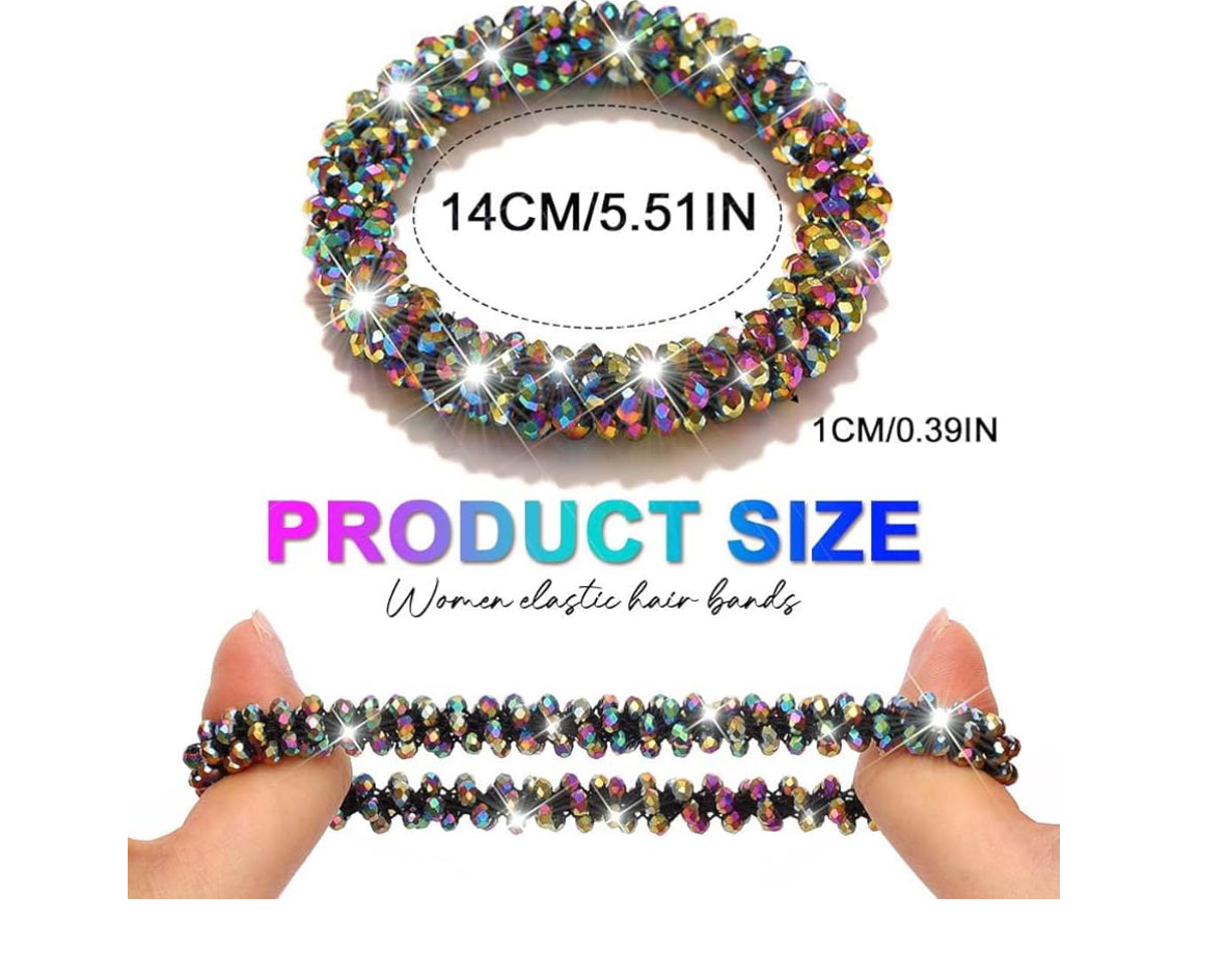 Crystal Rhinestone Hair Scrunchy