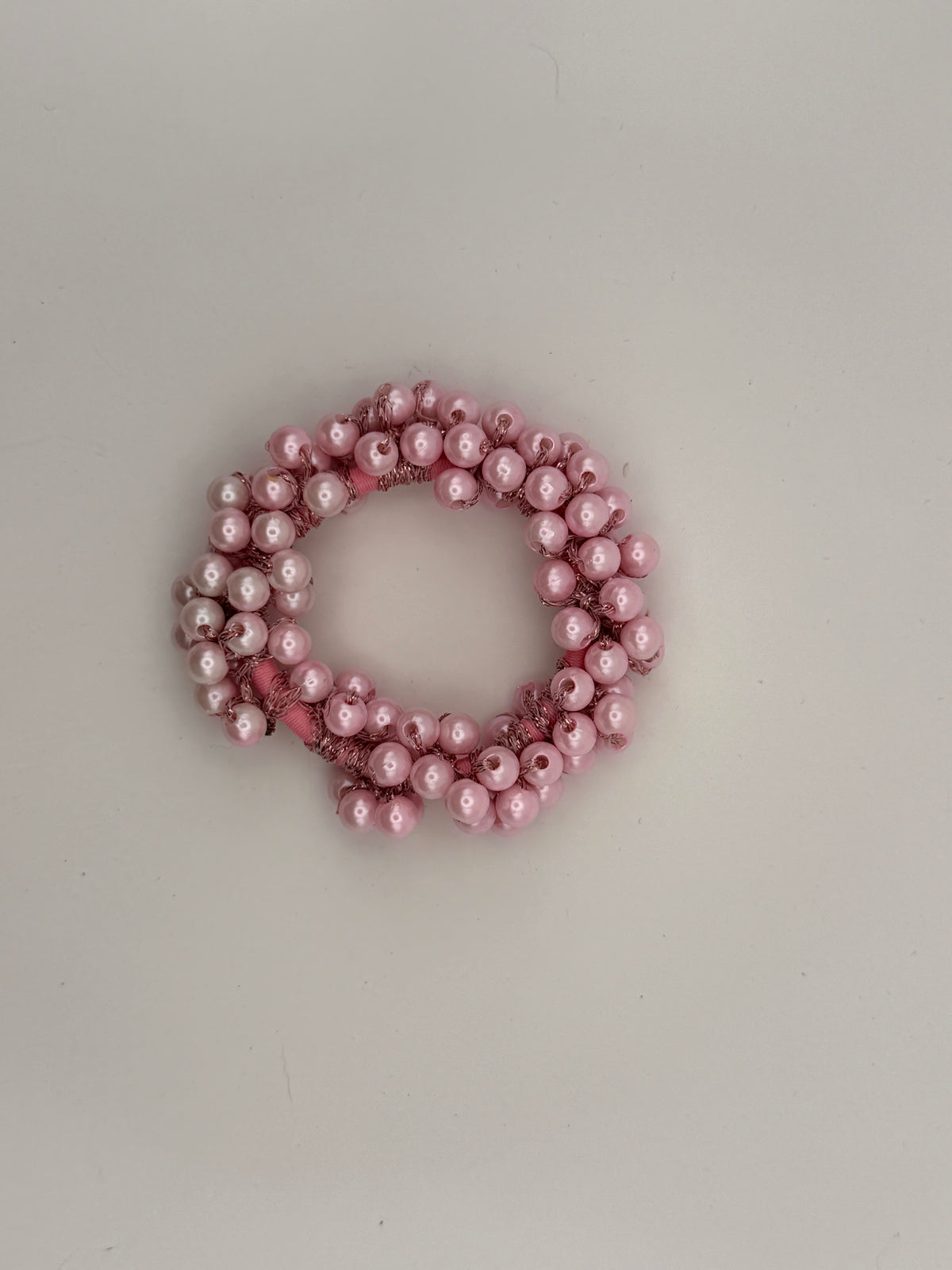 Beaded Pearl Hair Tie Scrunchies