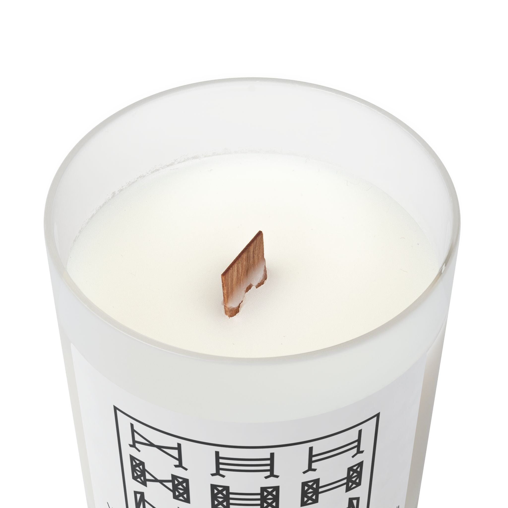 Frosted Glass Candle, 11oz - Escalated Quickly
