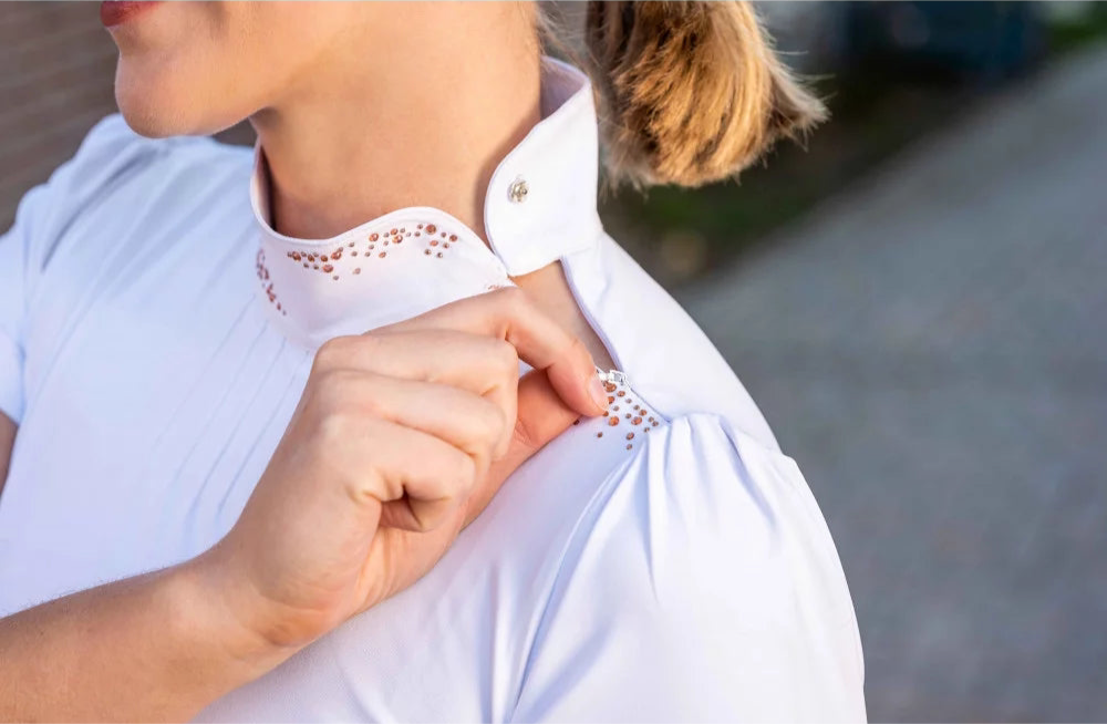 HKM Darya Competition Shirt - White Size Small