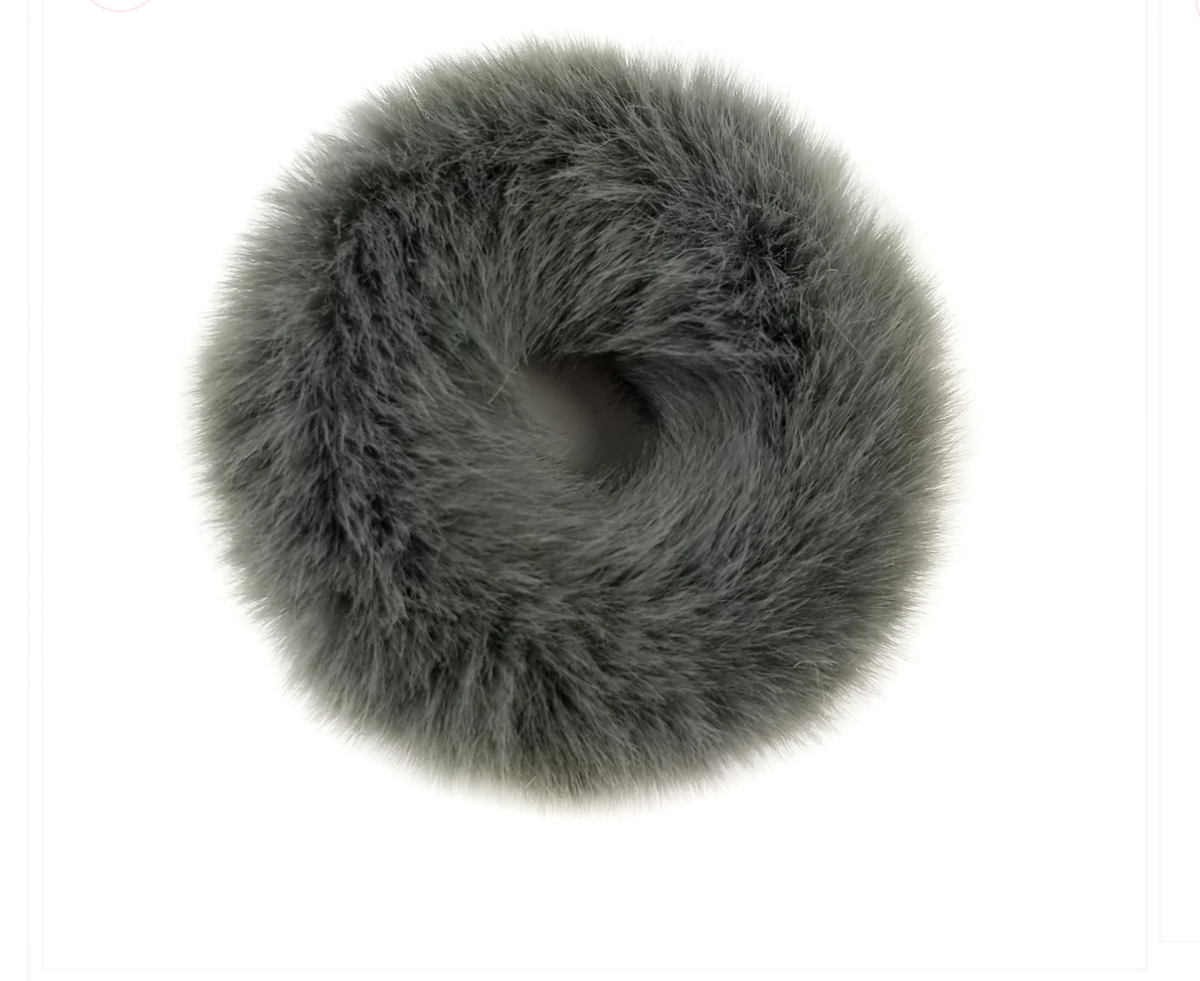 Faux Fur Hair Scrunchies