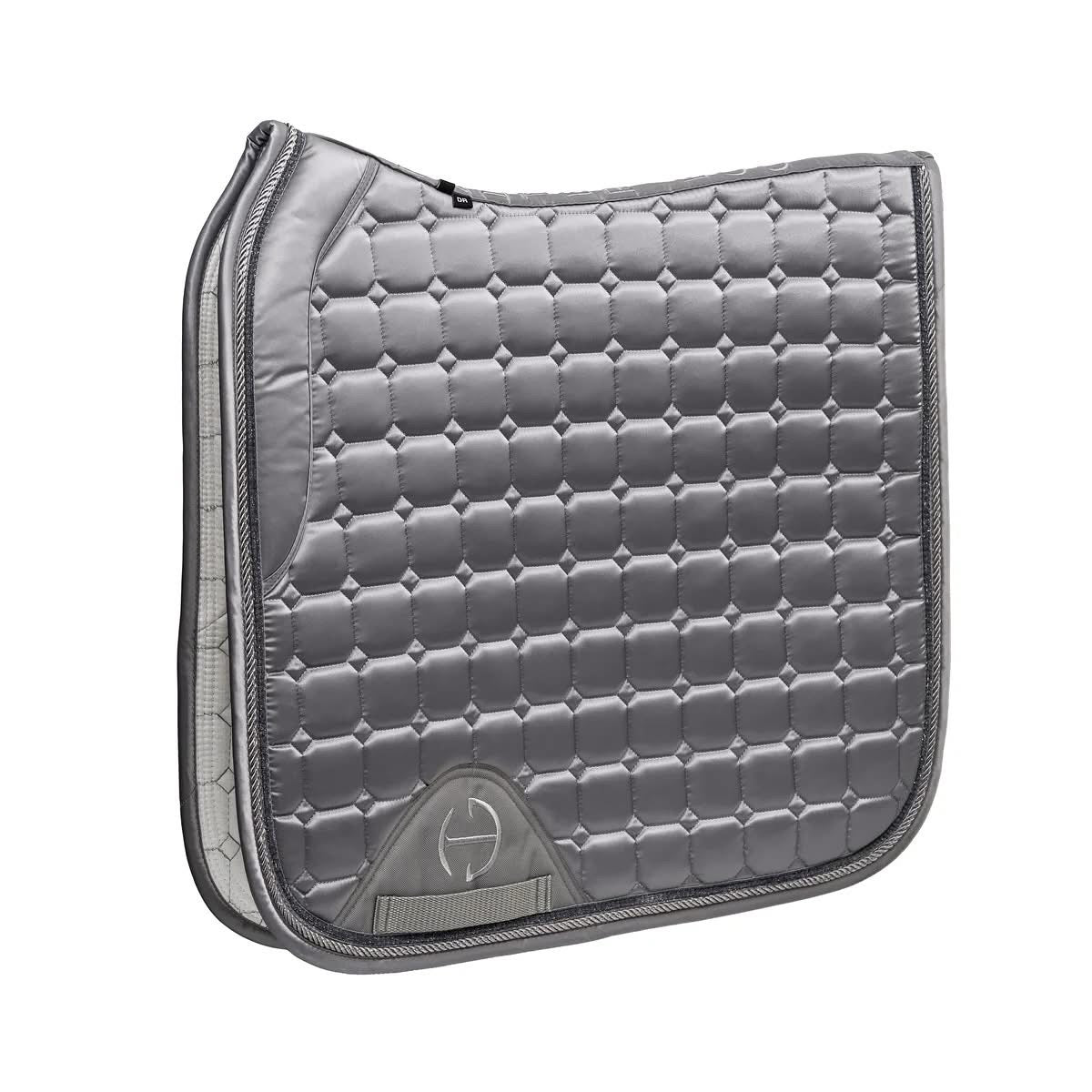 Halter Ego Satin Classic Dressage Saddle Pad - Platinum