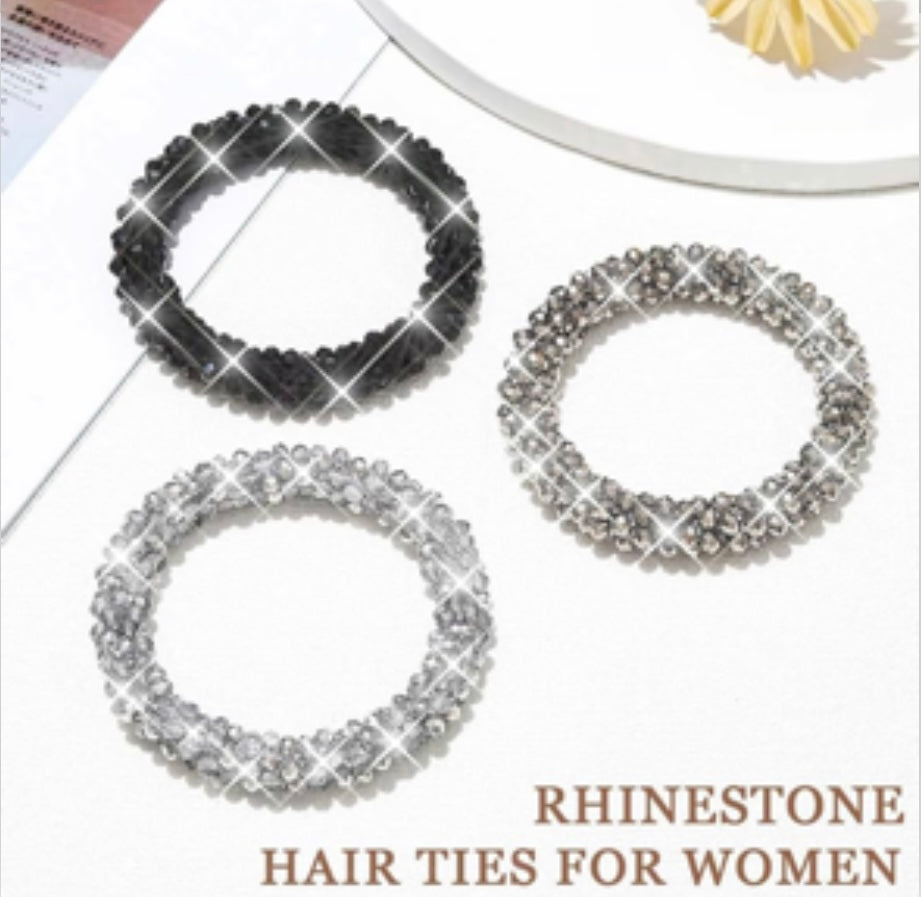 Crystal Rhinestone Hair Scrunchy
