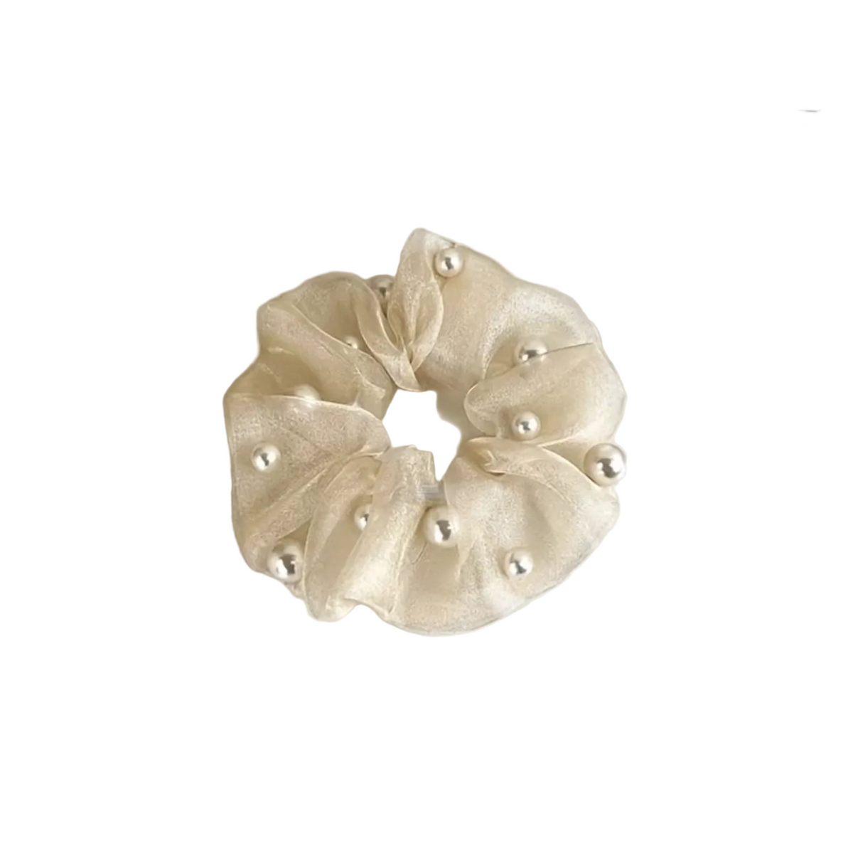 Pearl Hair Scrunchy