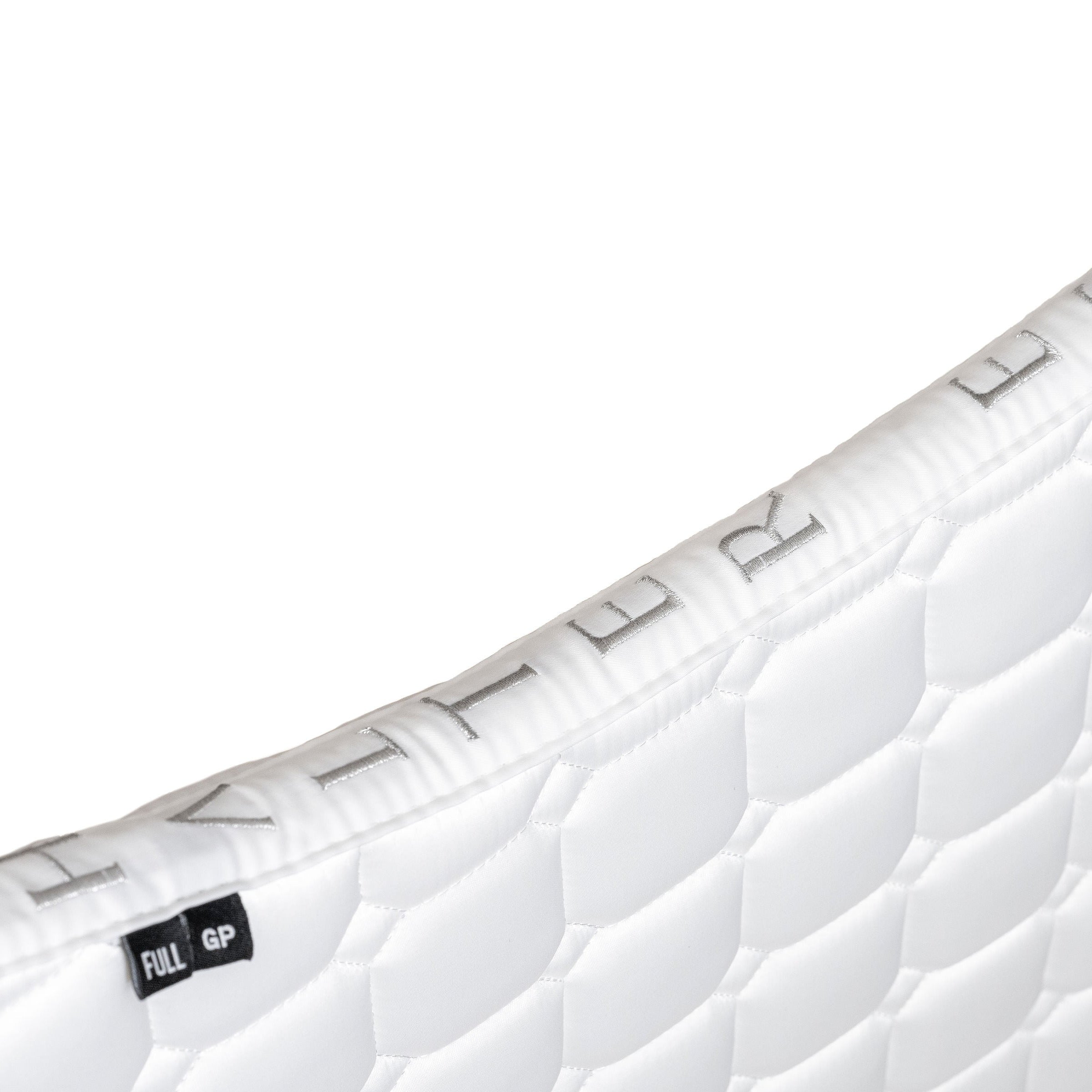 Satin Classic Jump Competition Saddle Pad - White