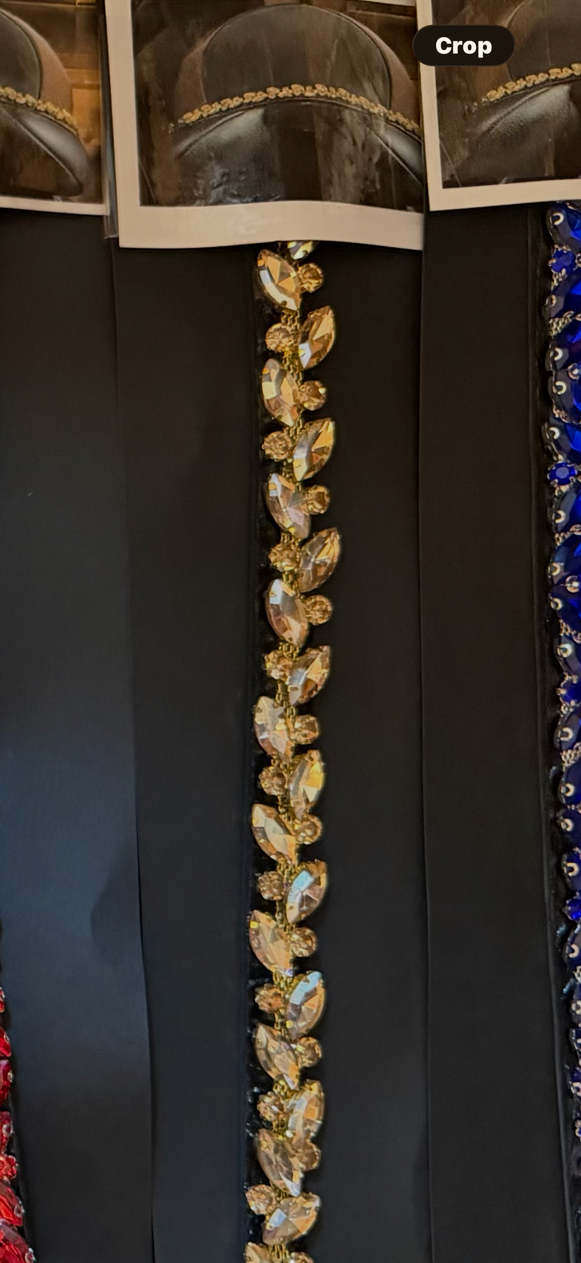 Champagne Clear Saddle Bling