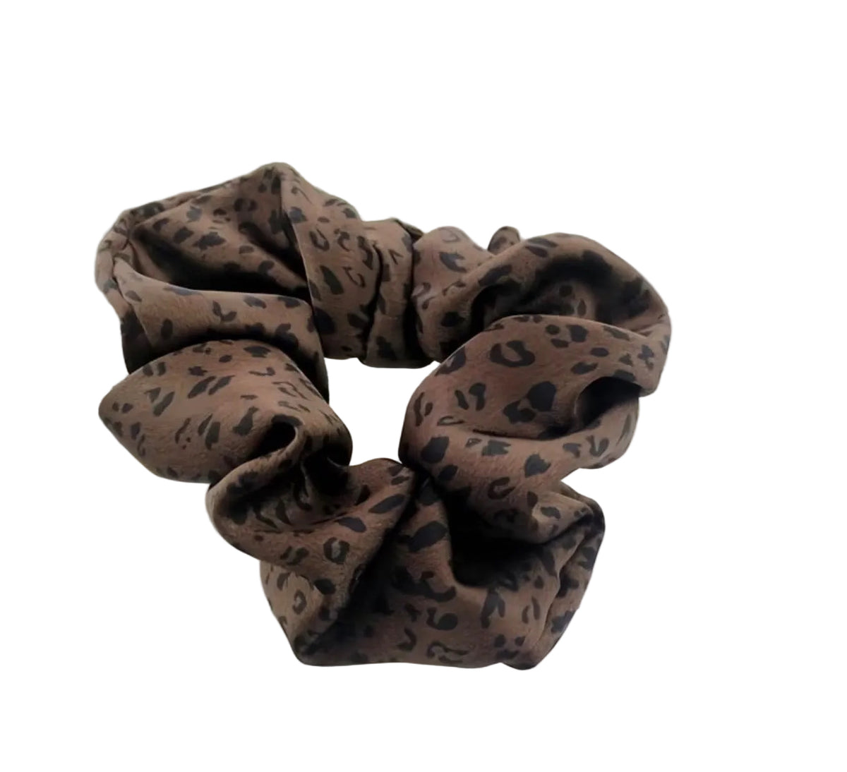 Leopard Print Scrunchy