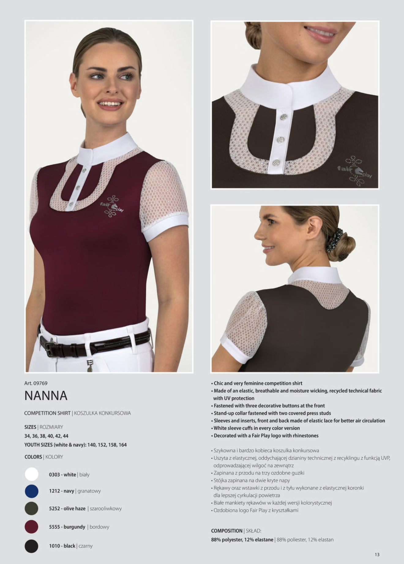 Fair Play Nanna Haze Olive Show Shirt