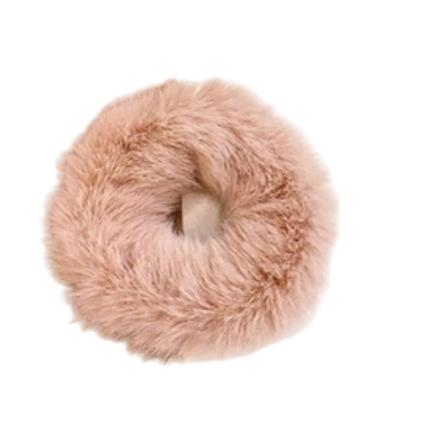 Faux Fur Hair Scrunchies