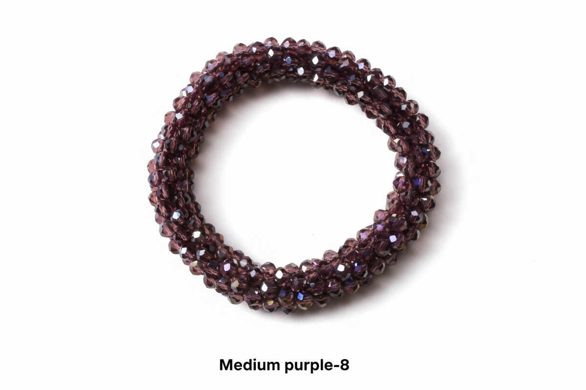 Crystal Rhinestone Hair Scrunchie