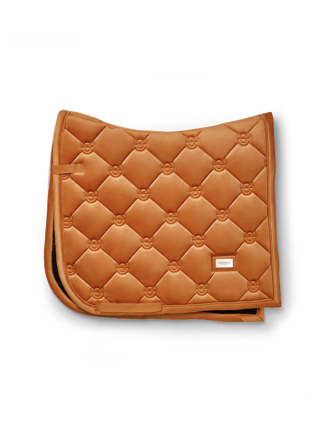 Equestrian Stockholm Velvet Pad - Chestnut