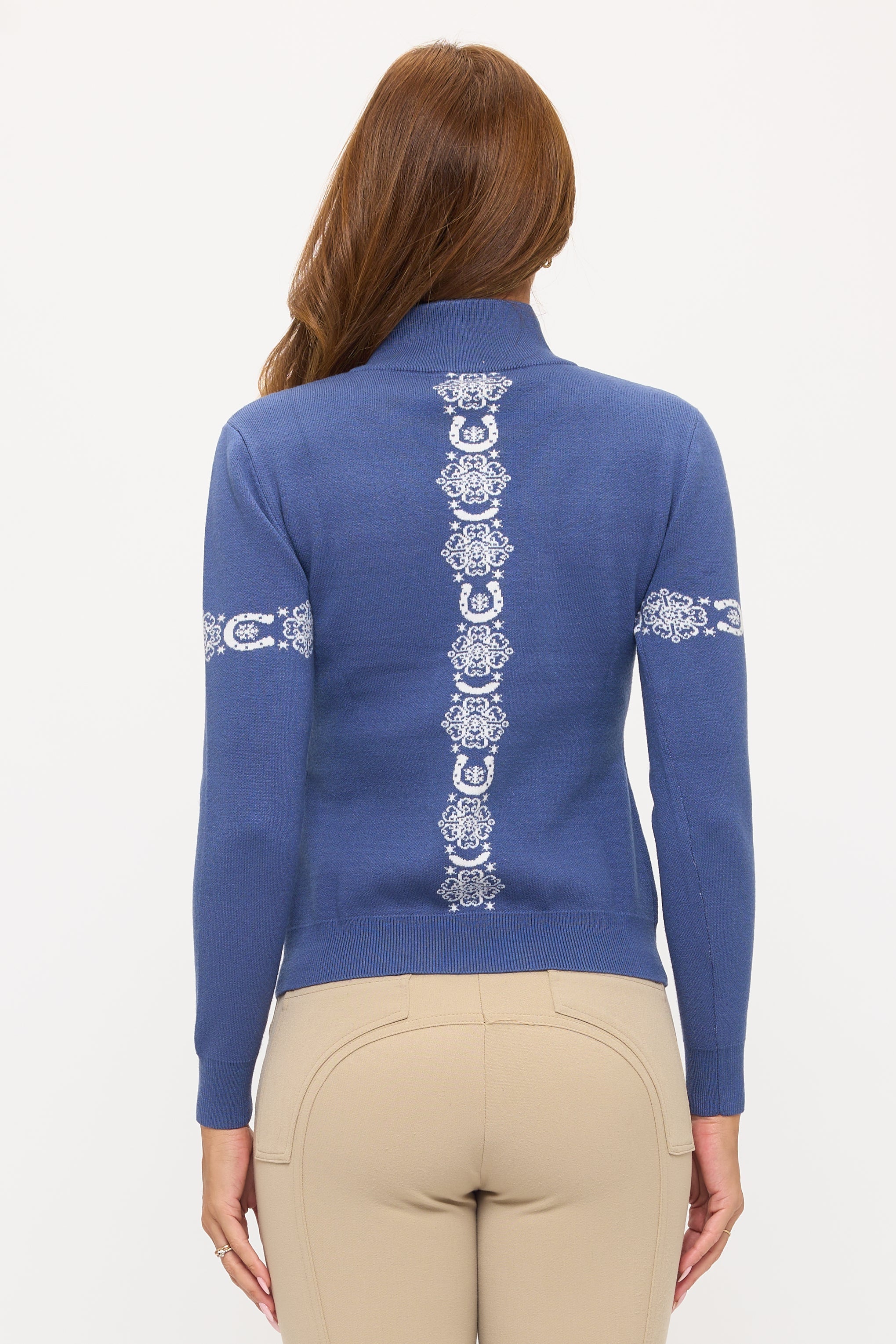 Catching Snowflakes- Indigo Knit