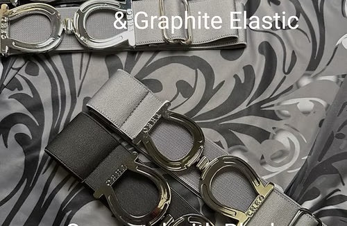THEO Equestrian Belt - Graphite with Gunmetal Buckle