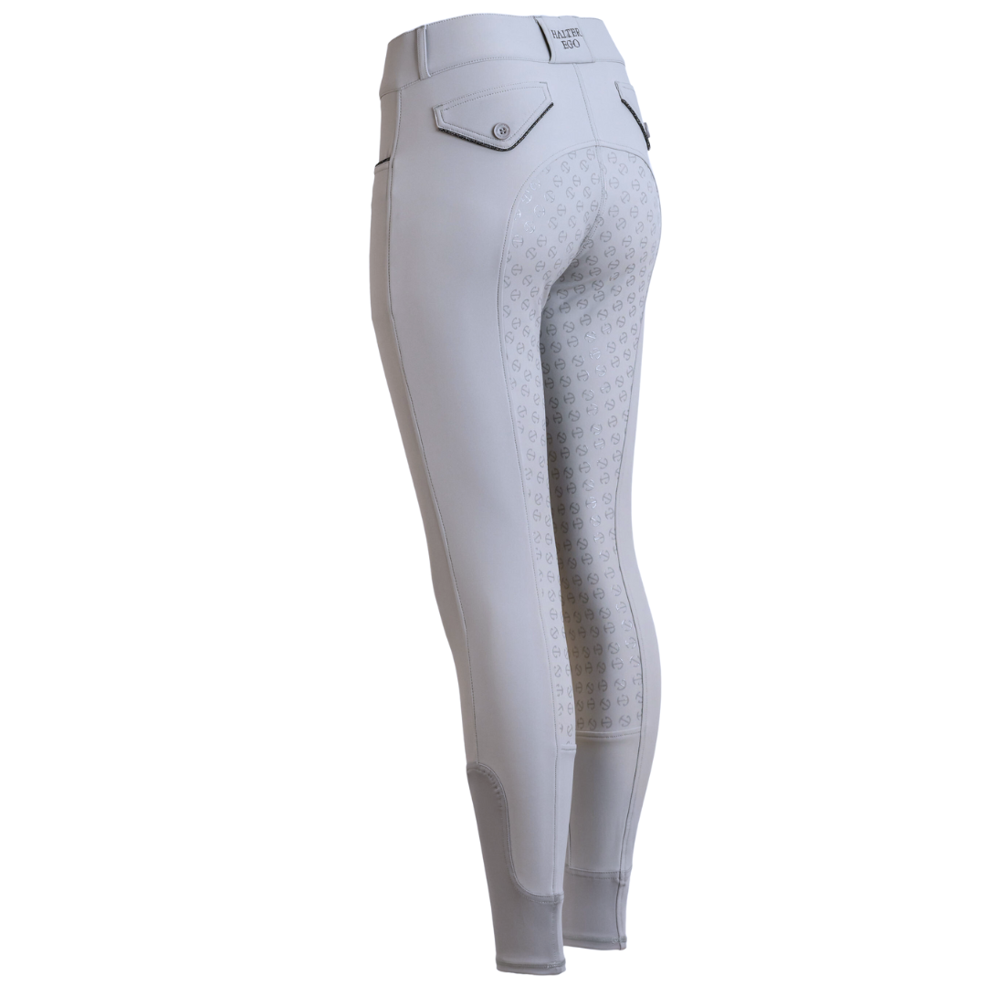 Evolution Full Seat Breeches - Light Alloy Gray-Mid Rise