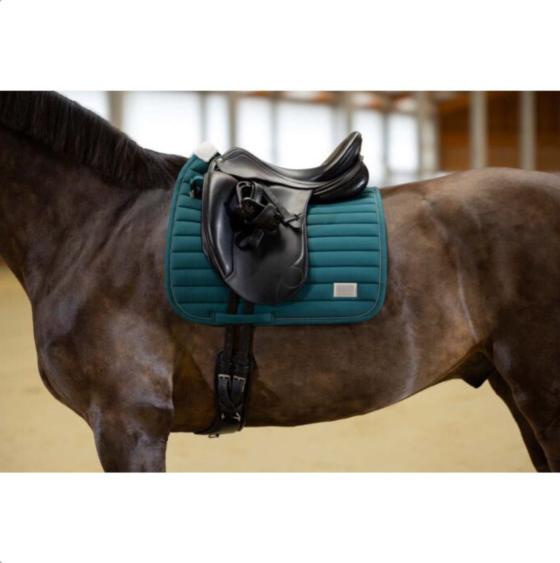 HKM Saddle cloth -Livigno Elegance-Deep Green Dressage Full