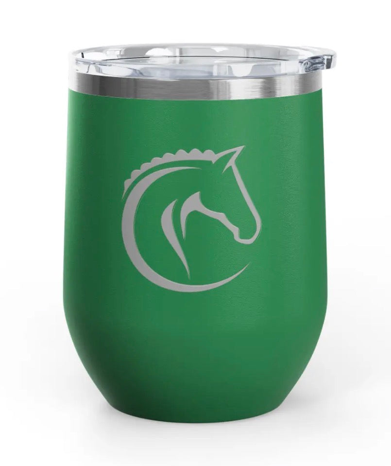 Wine Tumblers - 12 oz. - Horse Profile