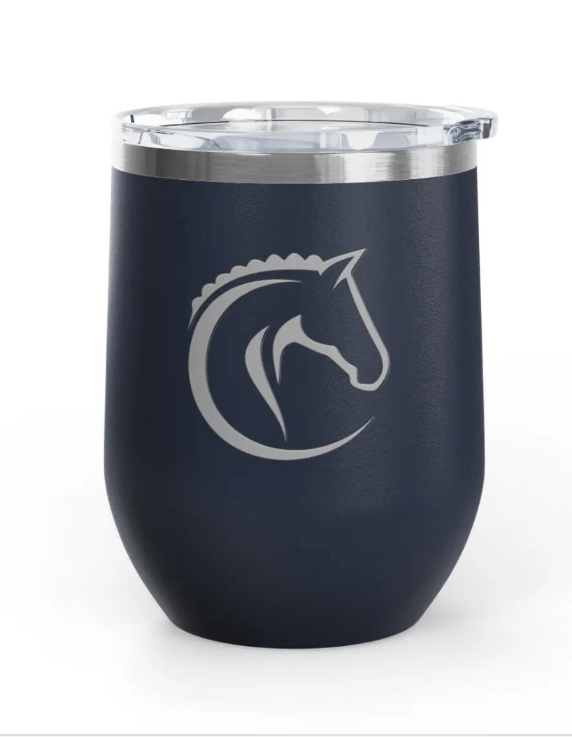 Wine Tumblers - 12 oz. - Horse Profile