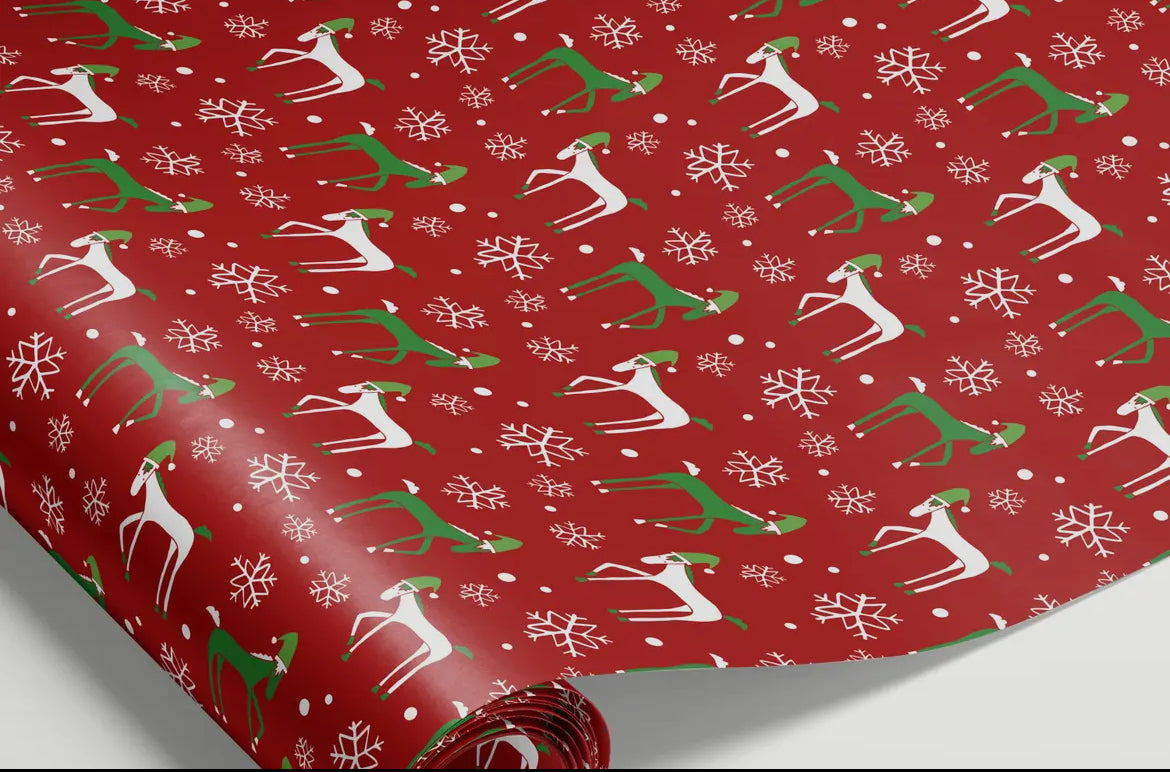 Wrapping Paper: Santa Ponies