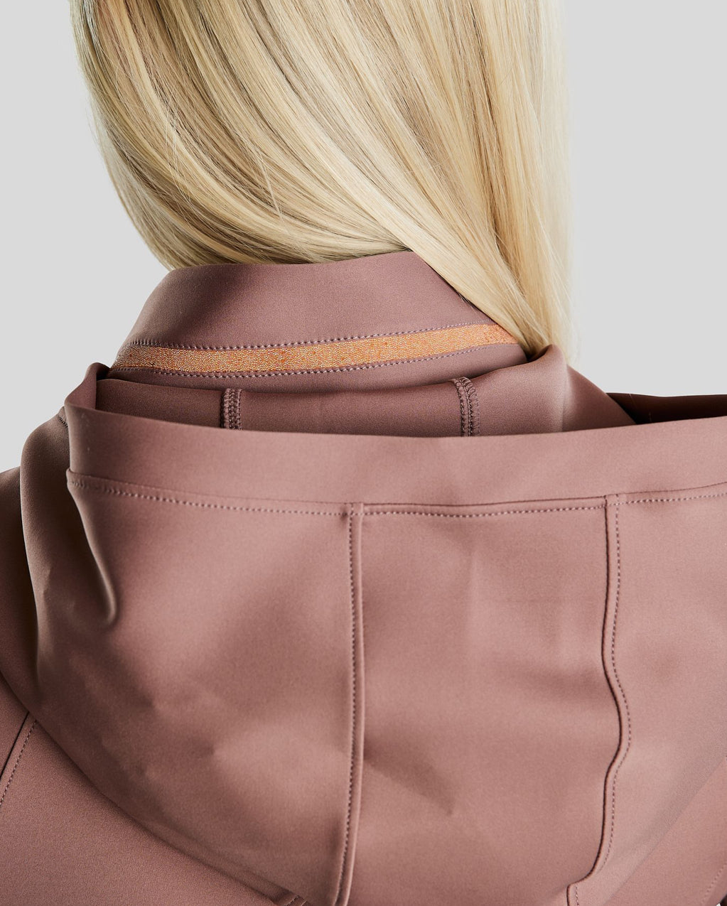 Montar MoGlenda Full Zip Jacket with Rosegold Caviar Tape - Dusty Rose