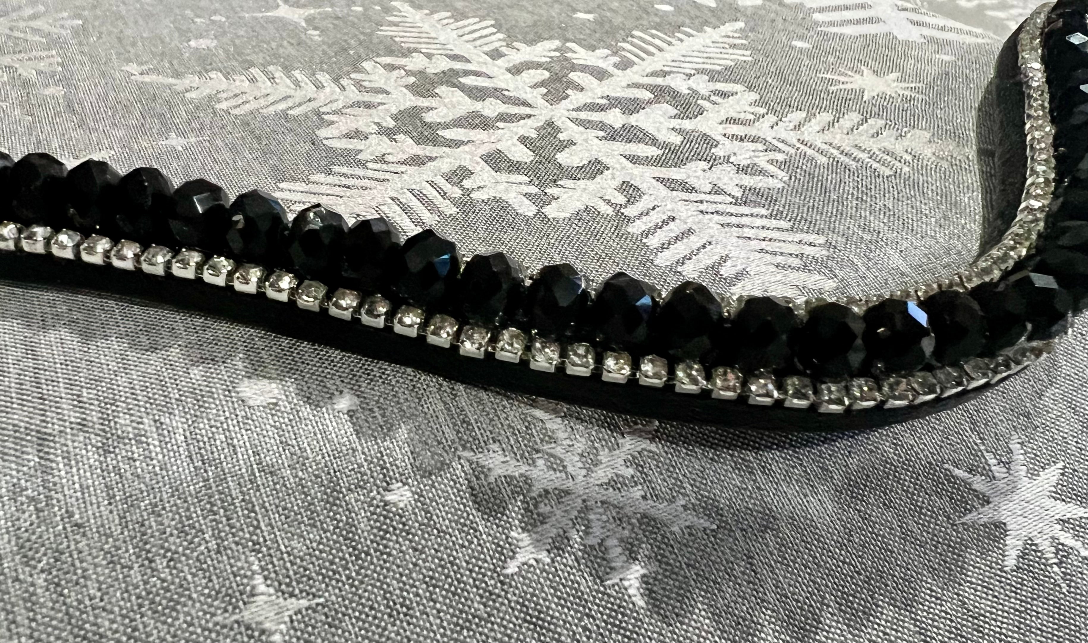 Black Crystal Browband - Full