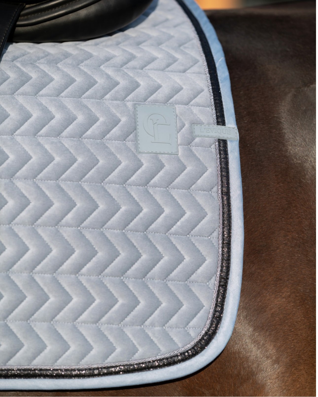 L'EVIQUE DRESSAGE PAD ZIRA-GREY FULL SIZE