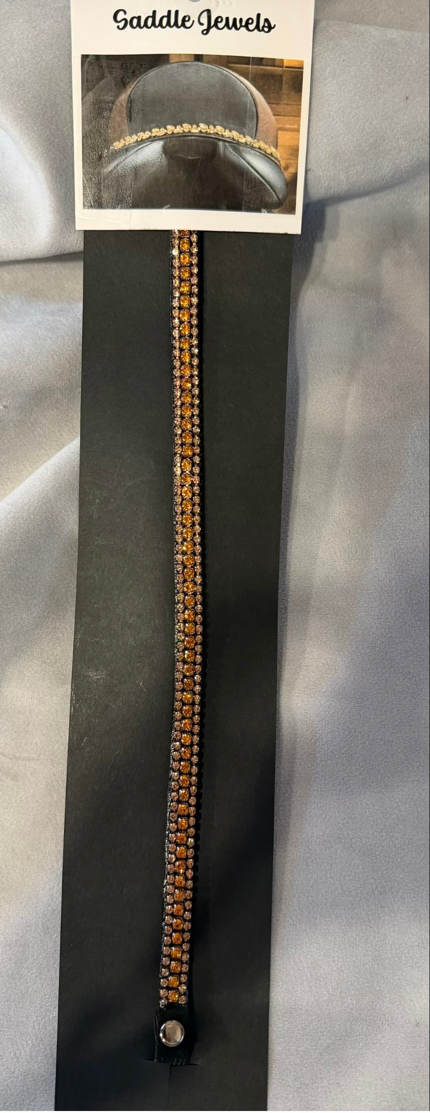 Amber and Rosegold Saddle Bling