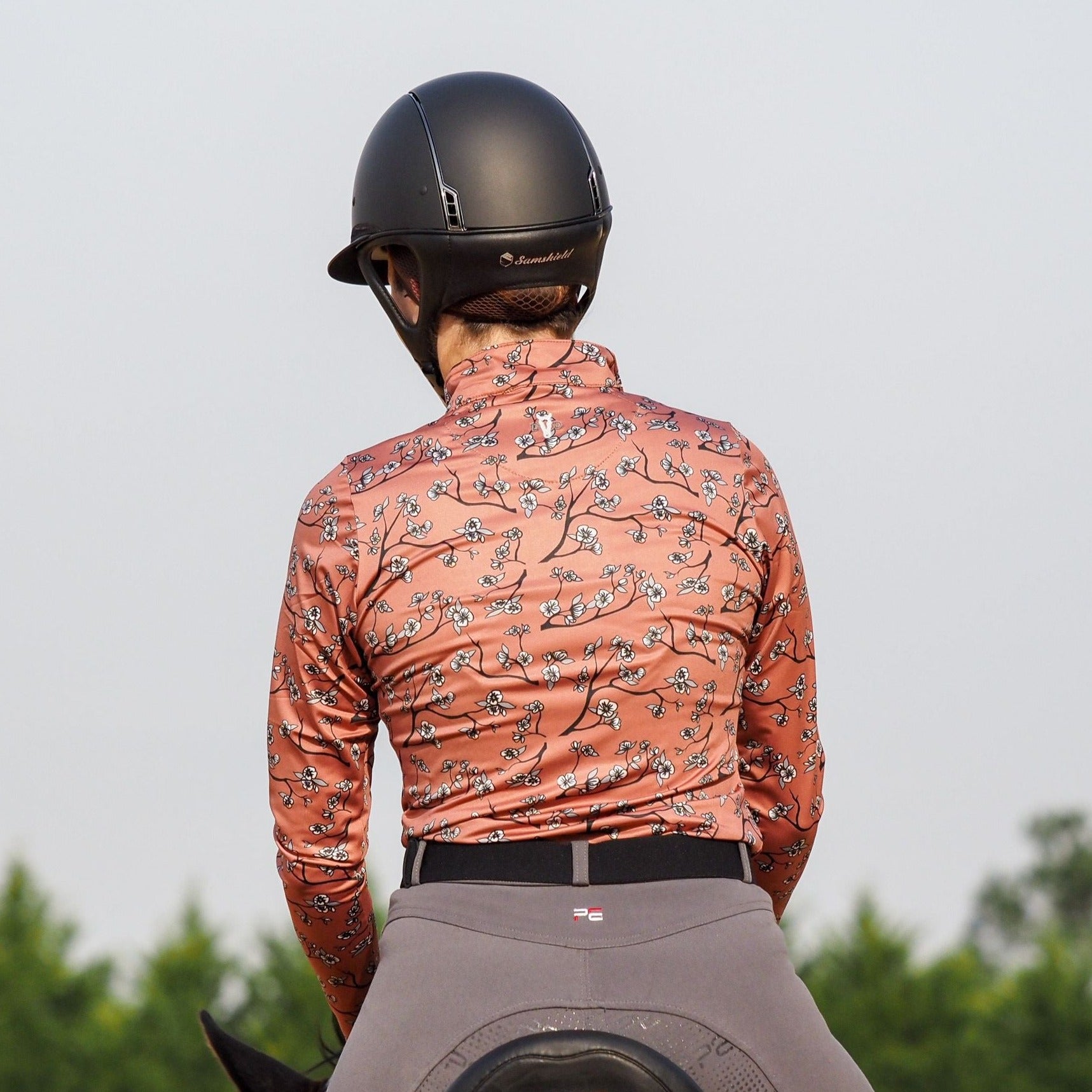 D. D. Impulsion and Straightness HEATHER Long Sleeved Training Shirt