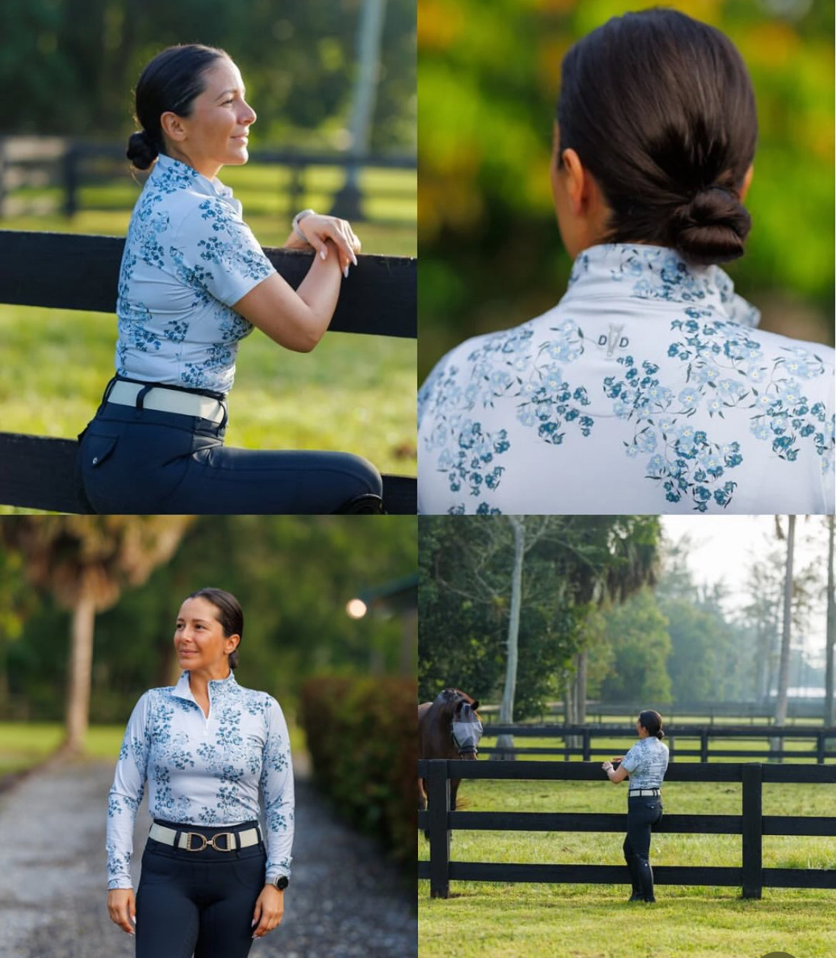Deinhardt Designs Forgot-Me-Nots Short Sleeve Training Shirt