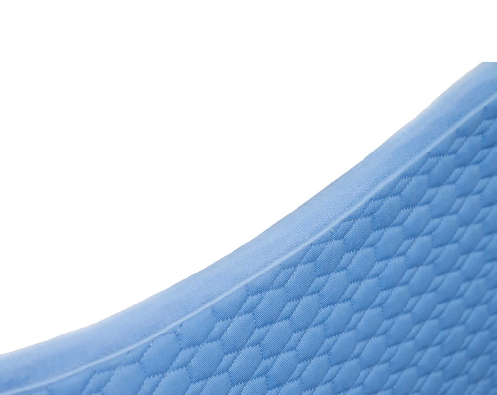 Halter Ego European Cotton Dressage Saddle Pad - Sky Blue