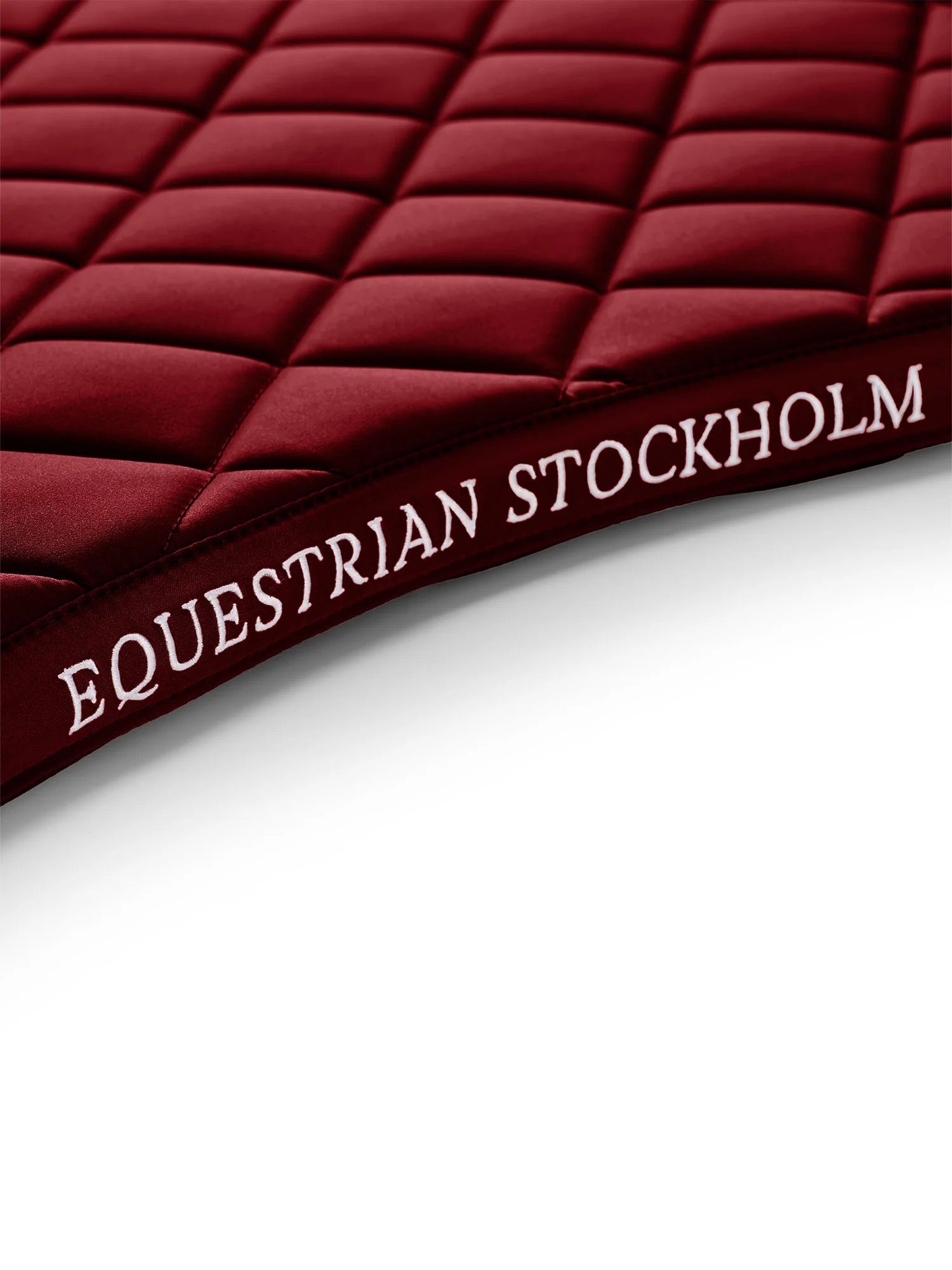 Equestrian Stockholm Line Pad - Bordeaux