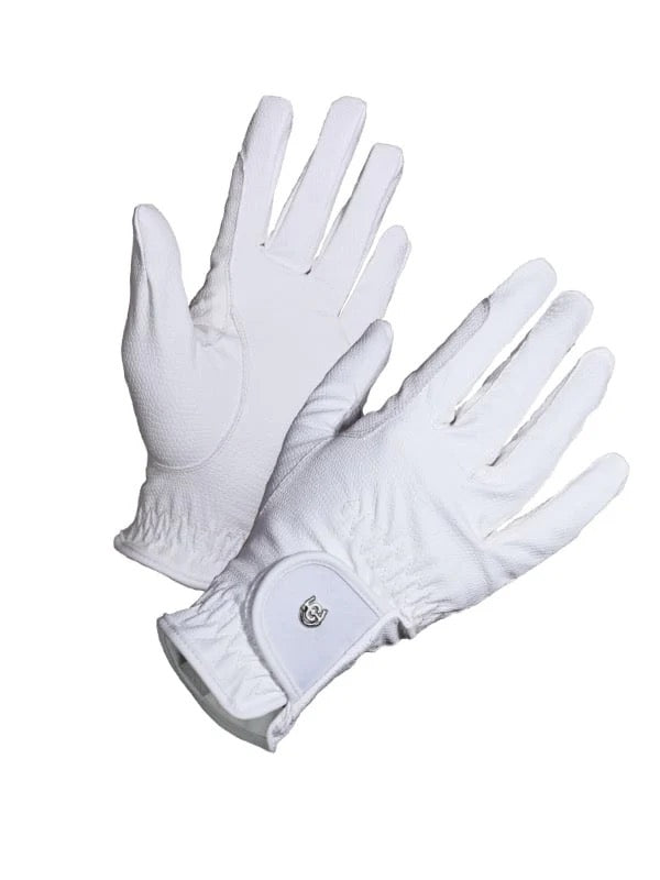 Equestrian Stockholm Riding Gloves - Motion White