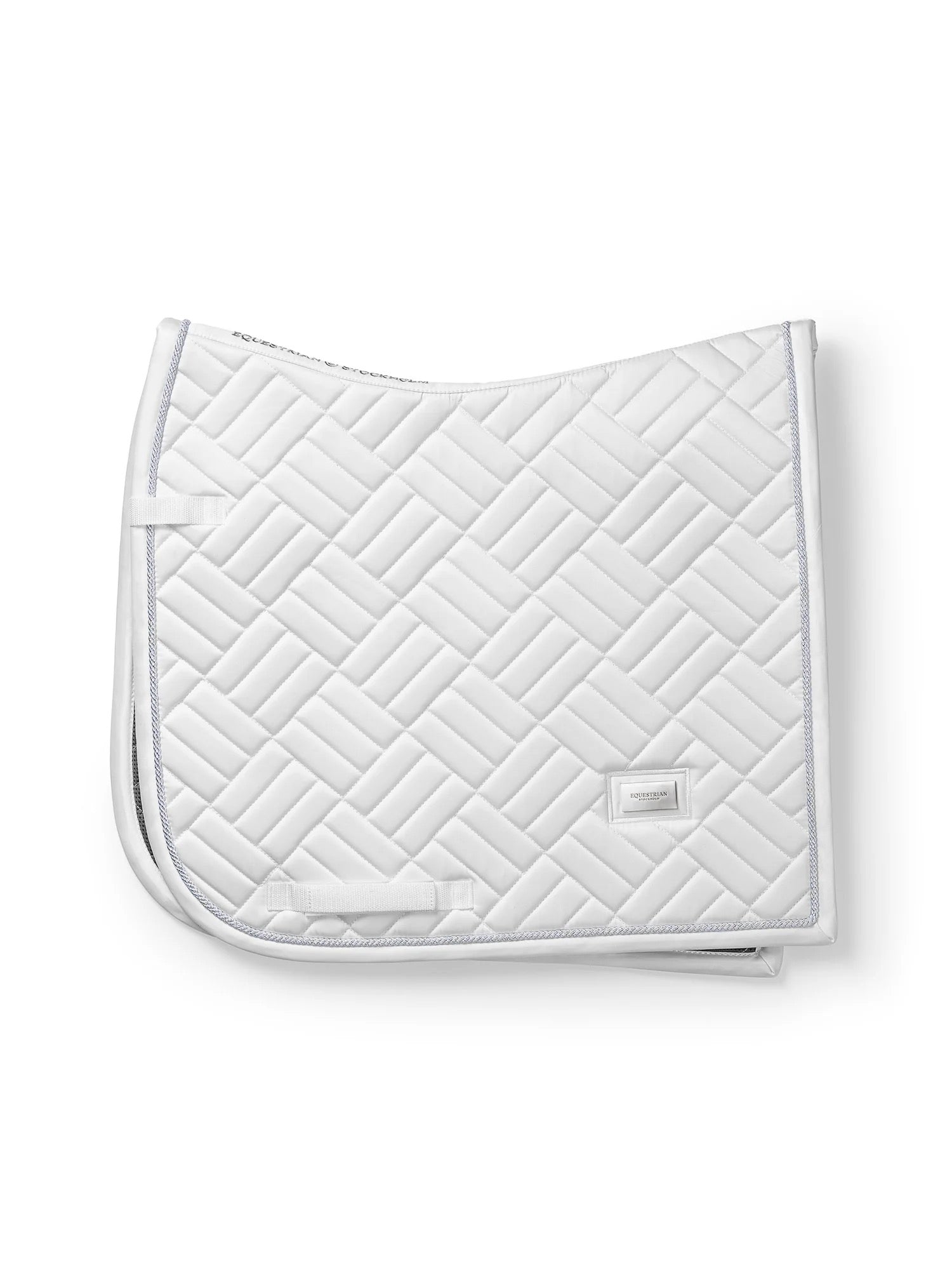 Equestrian Stockholm Saddle Pad - Modern White