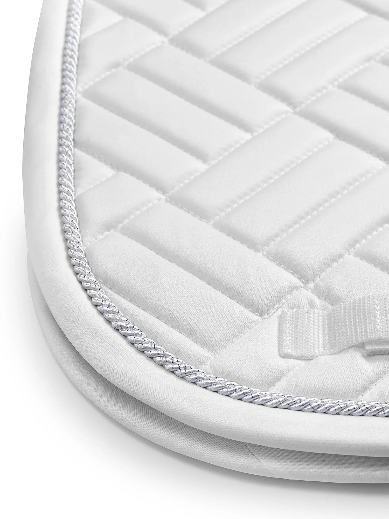 Equestrian Stockholm Saddle Pad - Modern White