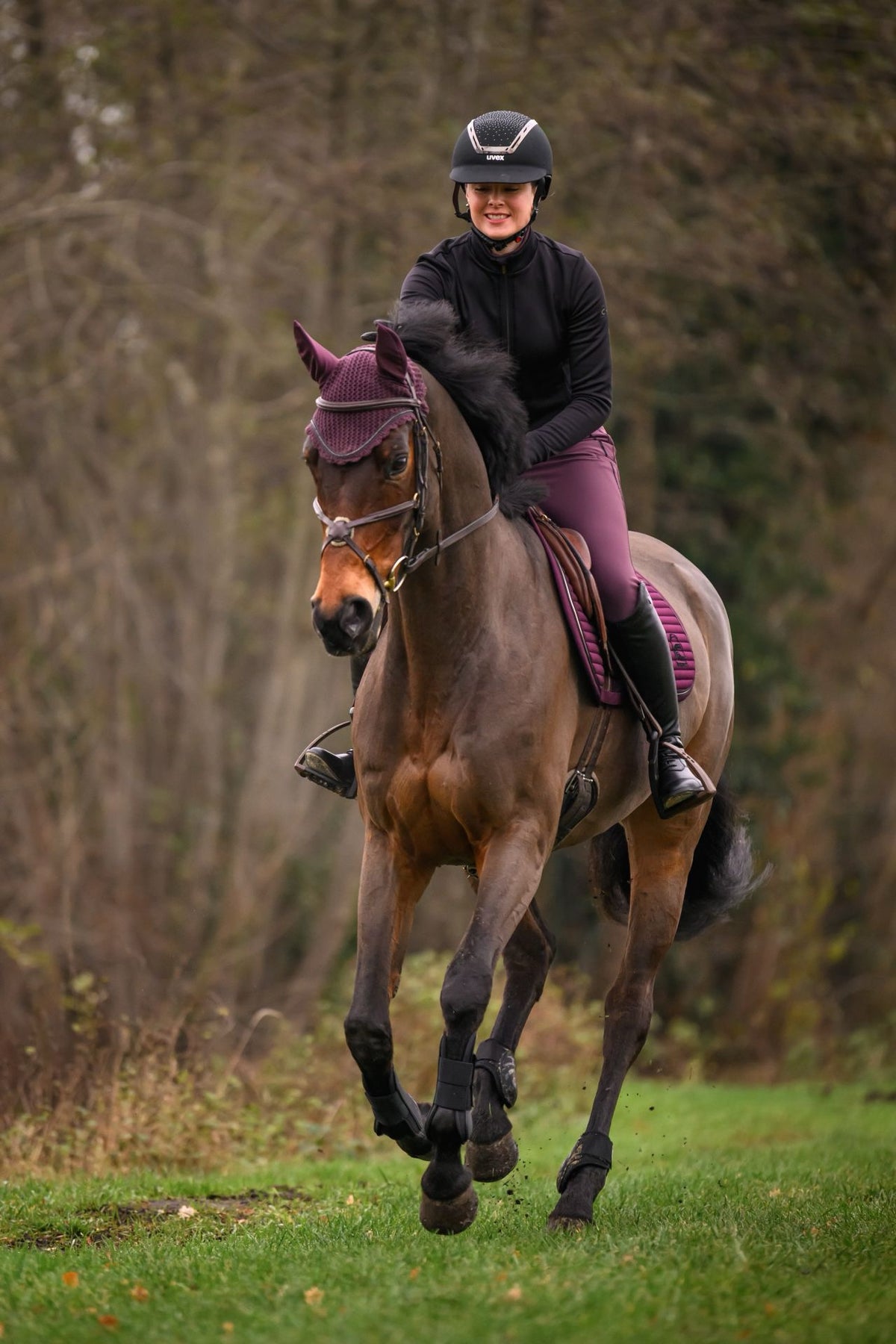 Cavallo CavalRita Saddle Pad - Dusty Plum