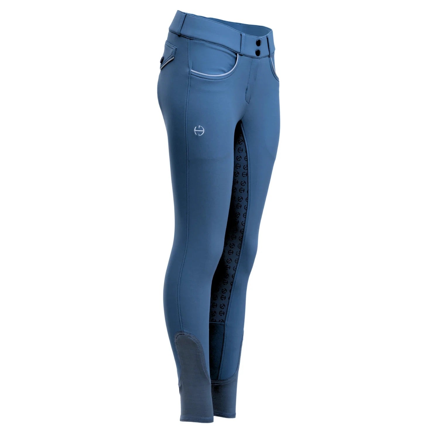 Halter Ego Evolution Full Seat Breeches - Carolina Blue