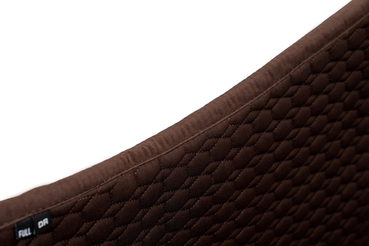Halter Ego European Cotton Saddle Pad - Chocolate Brown