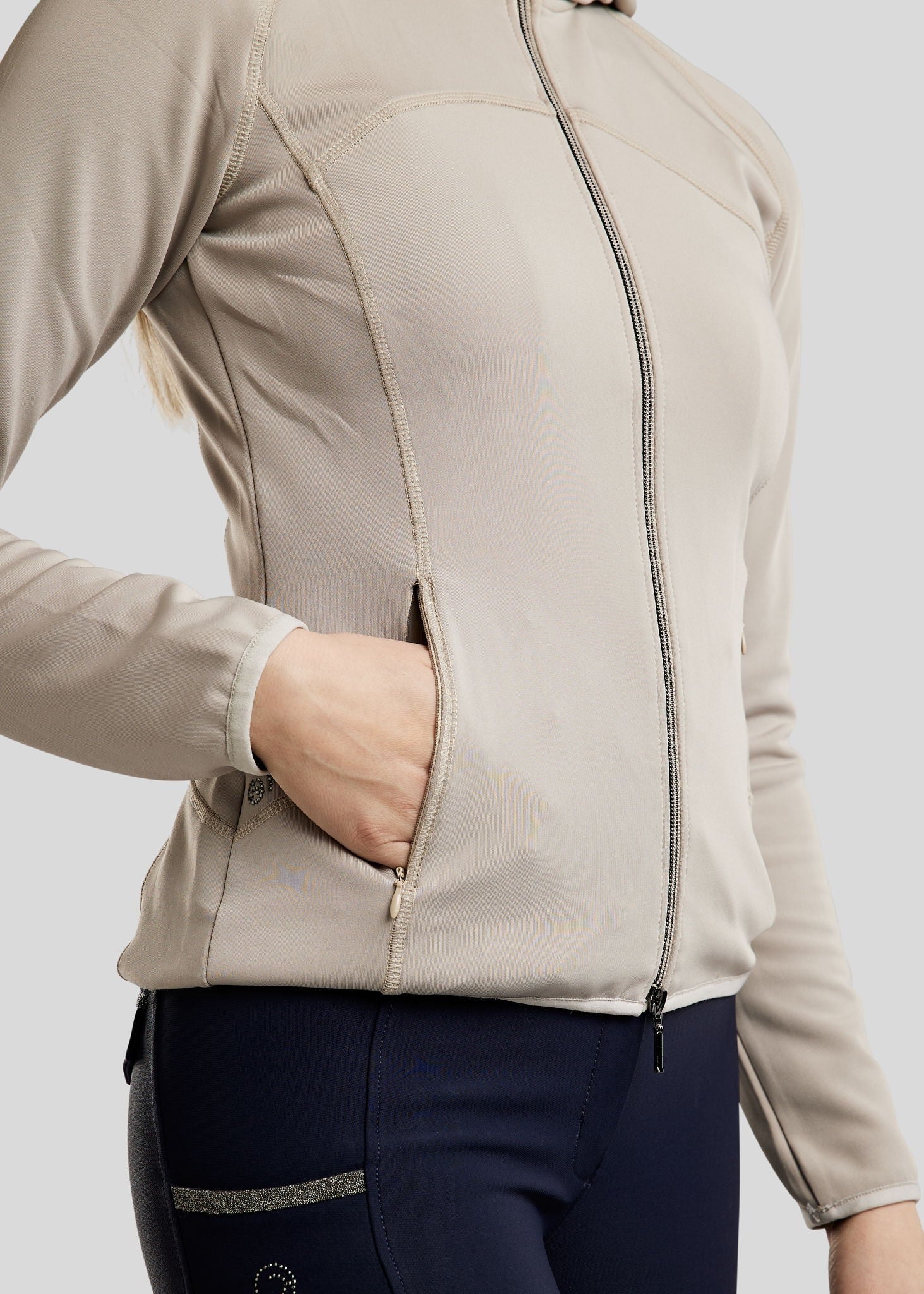 Montar MoBlair Softshell Jacket with Gun Metal Crystals