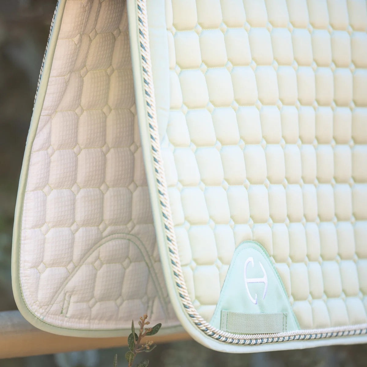 Halter Ego Satin Classic Saddle Pad - Mint Sorbet