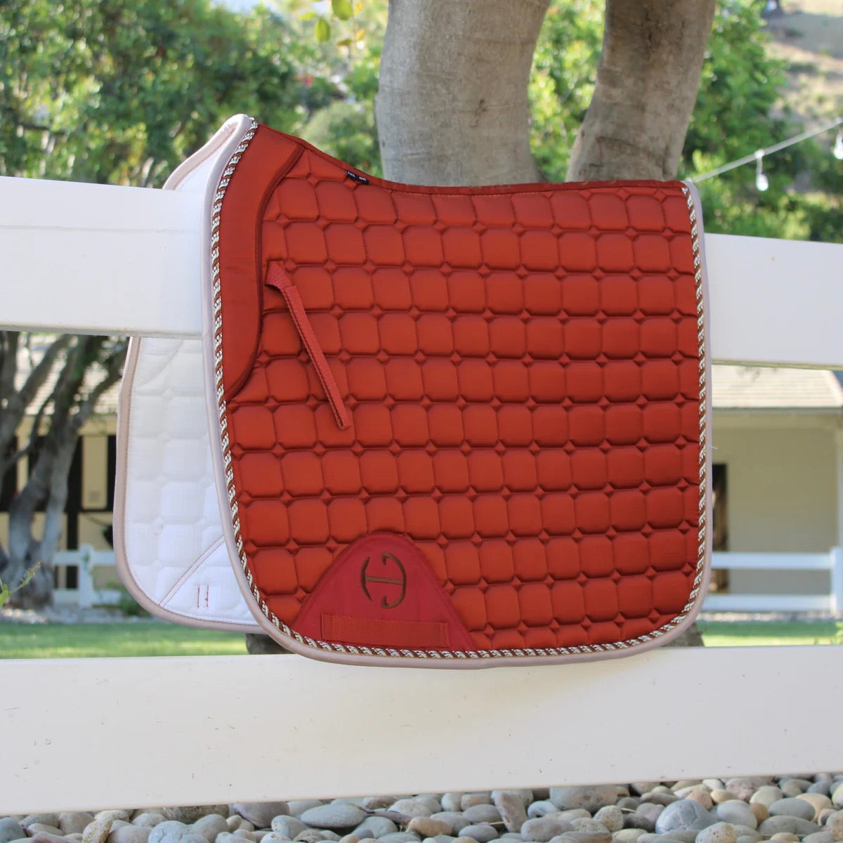 Halter Ego Satin Classic Saddle Pad - Rust