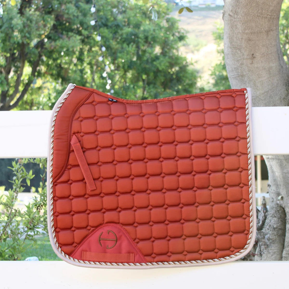 Halter Ego Satin Classic Saddle Pad - Rust