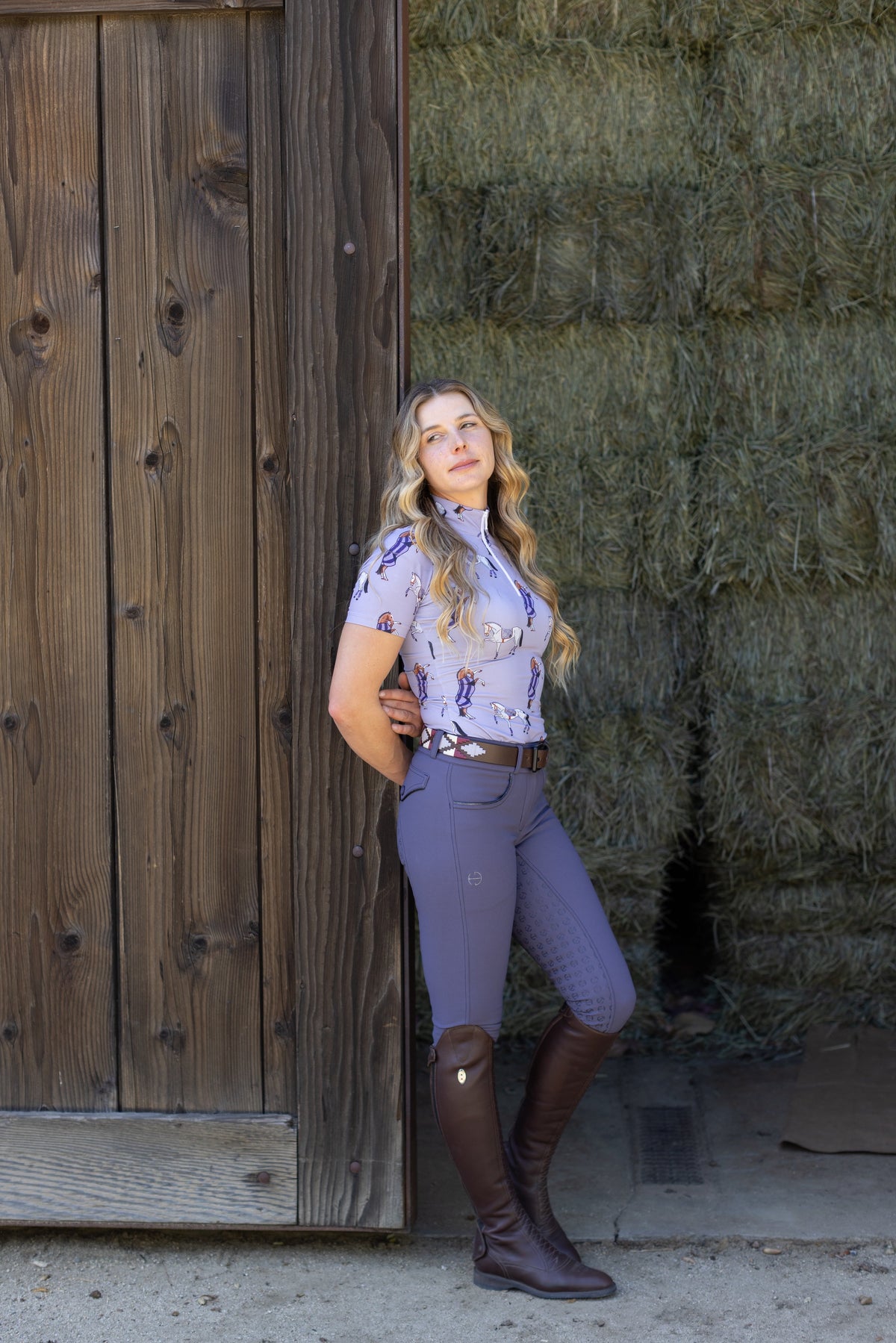 Evolution Mystique Full Seat Breeches - Greystone - MID WAIST