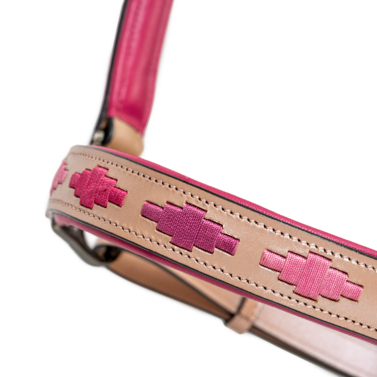 Rosé Lumière Leather Halter