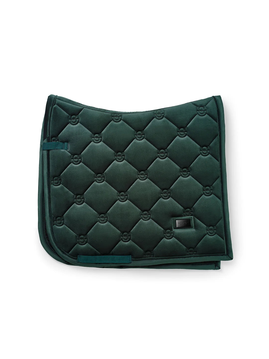 Equestrian Stockholm Velvet Pad - Sycamore Green
