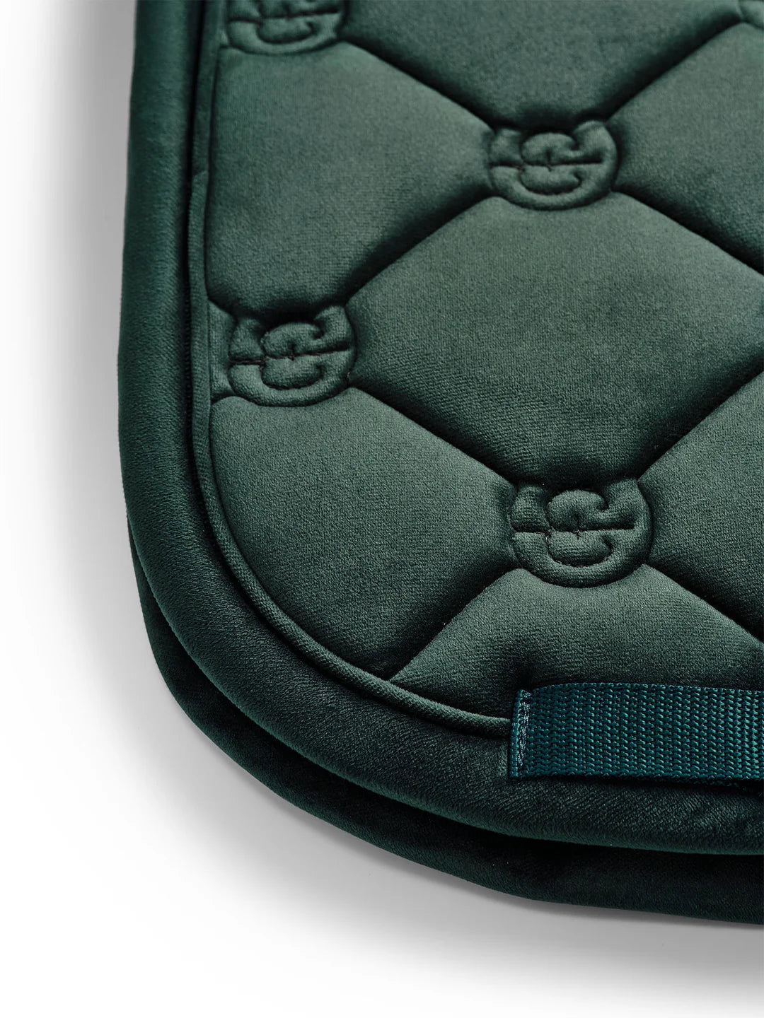 Equestrian Stockholm Velvet Pad - Sycamore Green